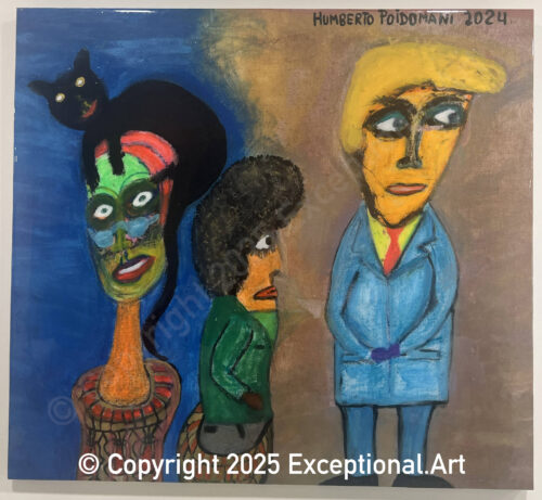 Obra de arte para impresión digital de Humberto Poidomani titulada "Incertidumbre.