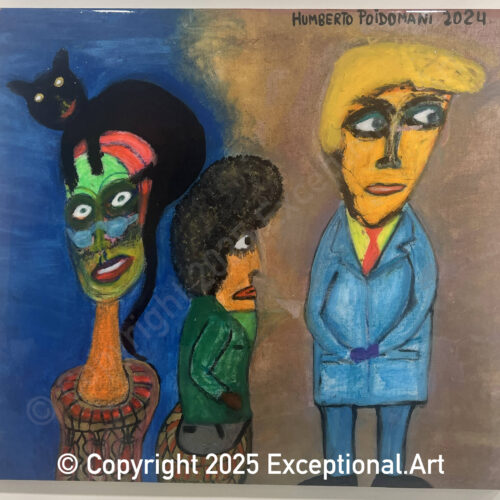 Obra de arte para impresión digital de Humberto Poidomani titulada "Incertidumbre.